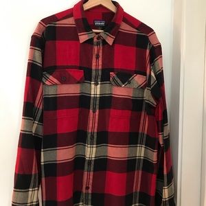 Patagonia fjord plaid fleece